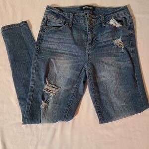 Blue Spice Women's Distressed Blue Jeans